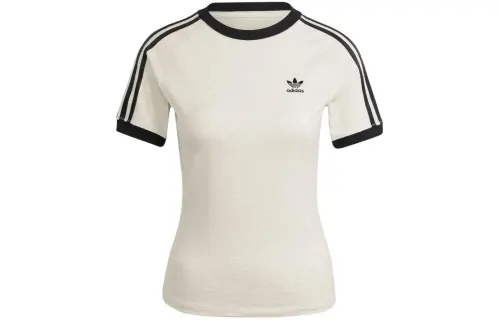 Adidas Originals 3 Stripes T Shirt Women's White