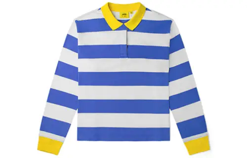 Vans Polo Shirts Women's Blue Polo Collar Moderate Straight Fit