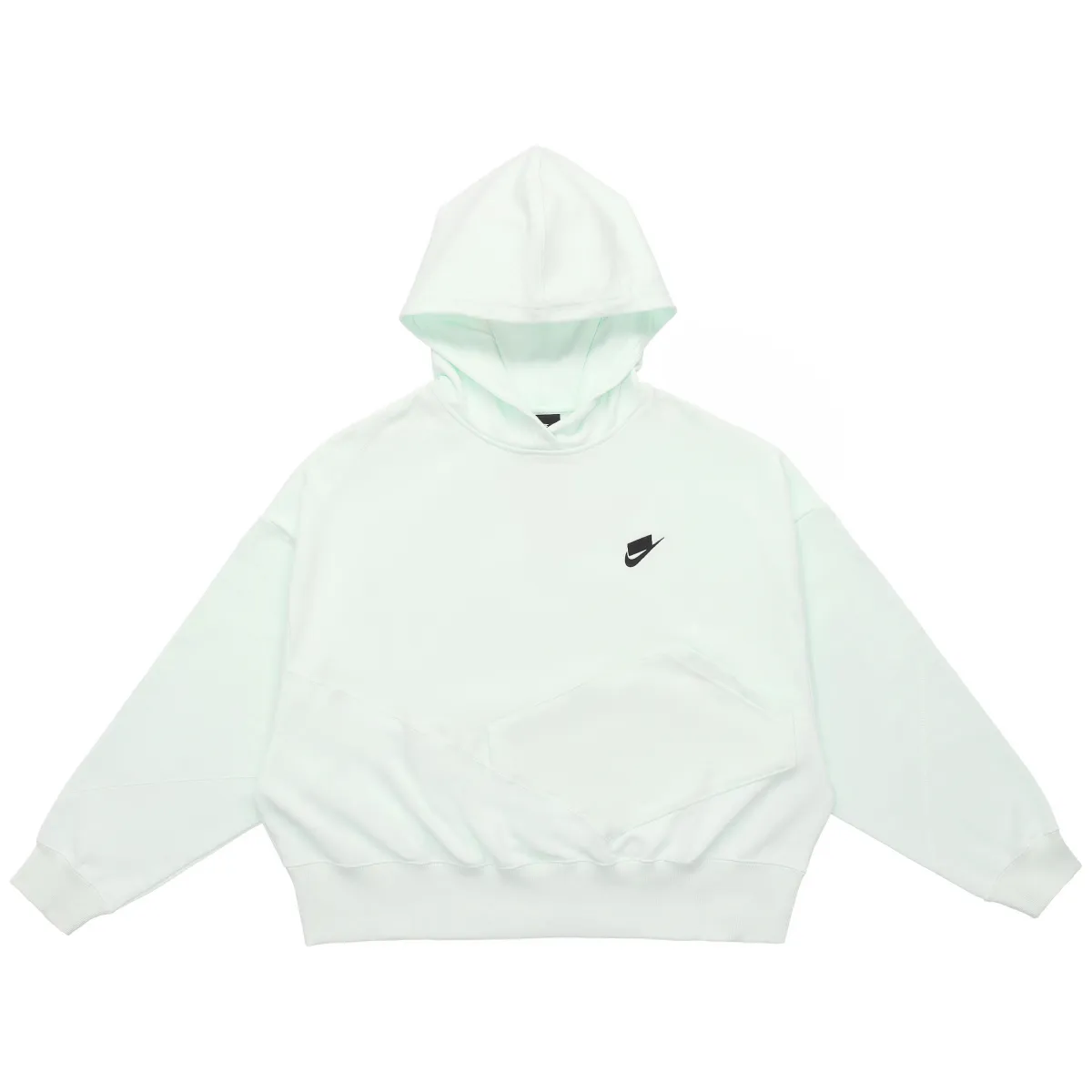 Nike Sweatshirts Women's Green Hooded Moderate Regular
