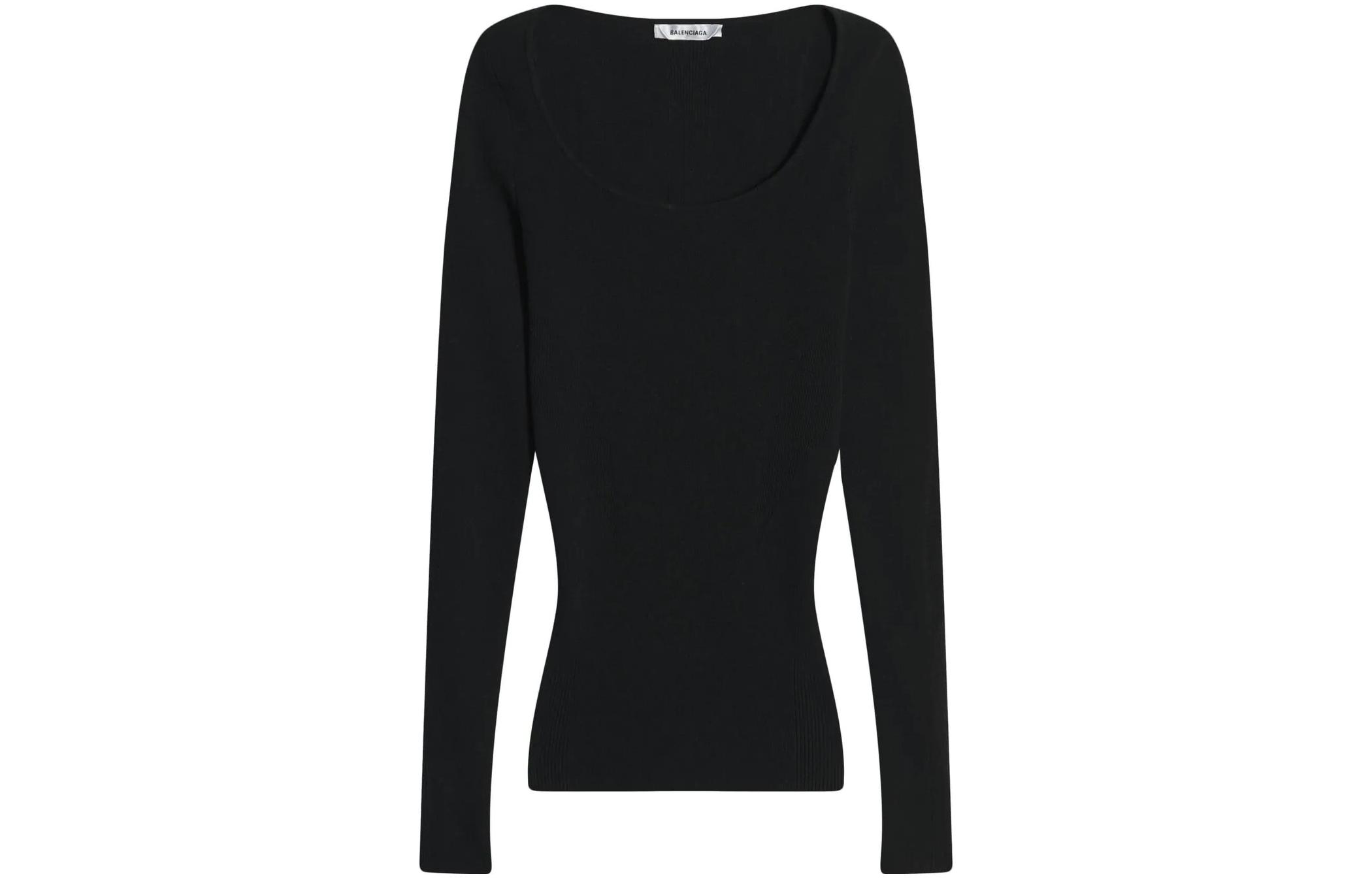 Balenciaga SS22 Knitwear Women's Black