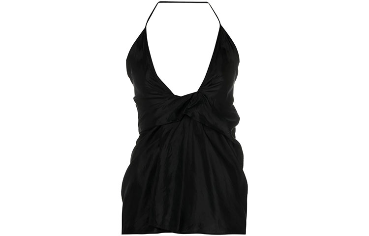 RICK OWENS Camisoles Women's Black Halter Neck