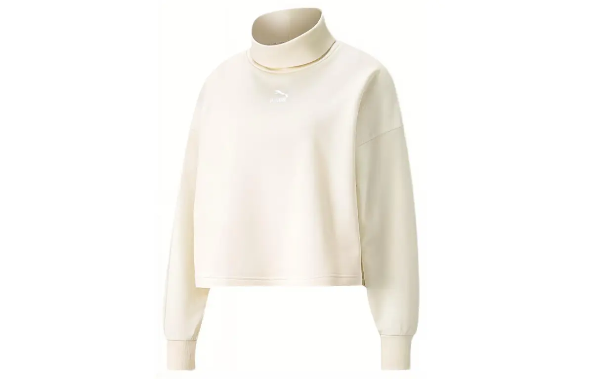 PUMA CLASSICS Sweatshirt Women's Ivory White