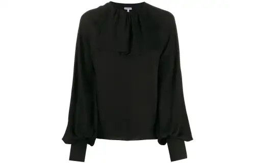 LOEWE Shirts Women's Black Crew Neck Moderate Other