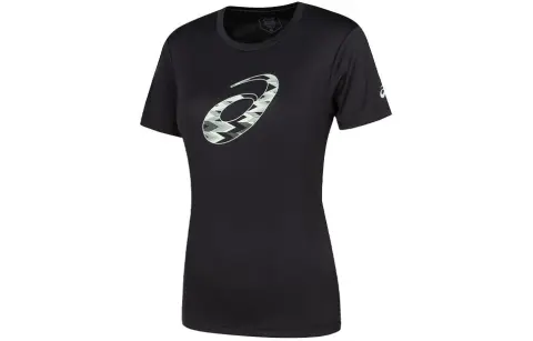 ASICS T-Shirts Women's Black Crew Neck Moderate Other