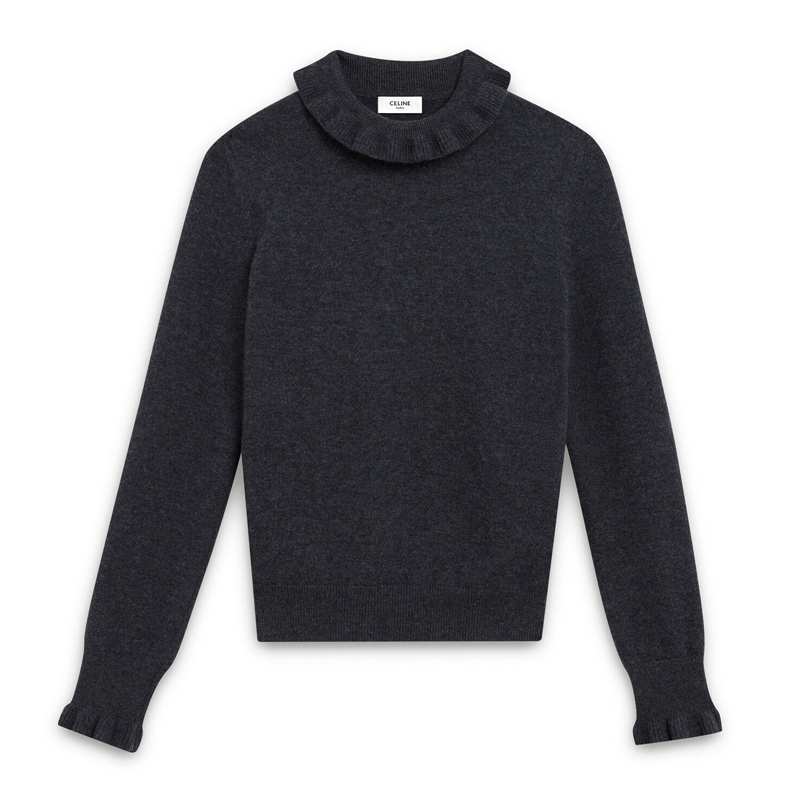 CELINE Knitwear Women's Black Turtleneck Moderate