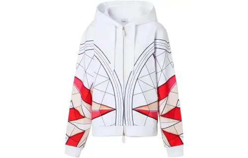 Burberry Sweatshirts Women's White Hooded Moderate Other