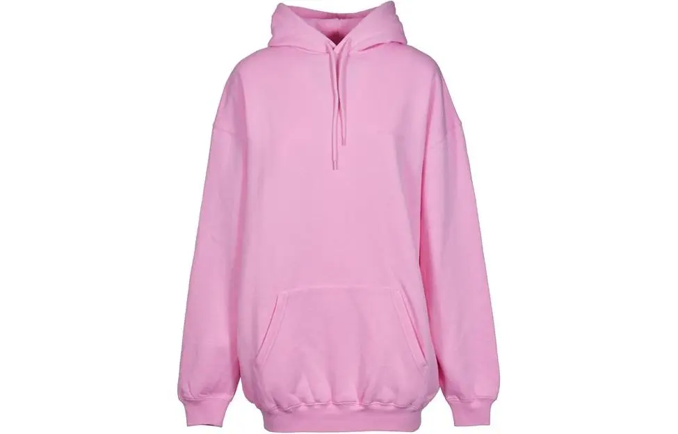 Balenciaga Political Campaign Medium Fit Hoodie 'Bubble Gum/White'