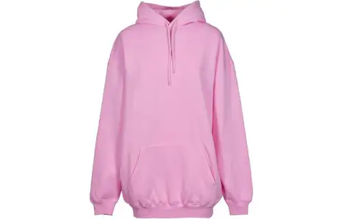 Balenciaga Political Campaign Medium Fit Hoodie 'Bubble Gum/White'