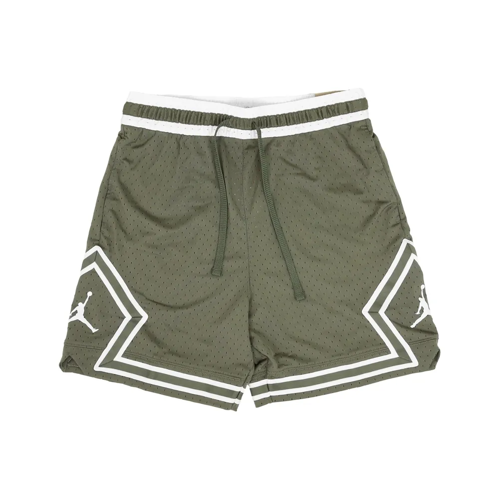 Jordan SportDri FIT Diamond FW24 Casual Shorts Men's Medium Olive Green/White