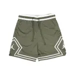 Jordan SportDri FIT Diamond FW24 Casual Shorts Men's Medium Olive Green/White