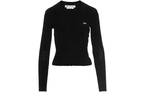 OFF WHITE FW22 Slim Fit Knitwear Women's Black