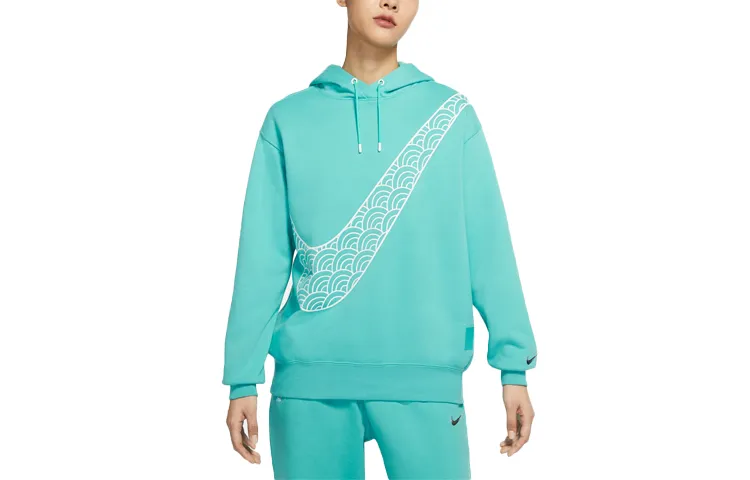 Nike Sweatshirt Women's Blue Green
