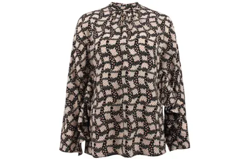 PRADA Shirts Women's Beige Stand Collar Moderate Other