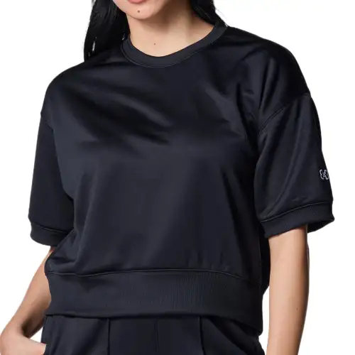 Under Armour Drop Shoulder Sleeve T Shirt Women's Black