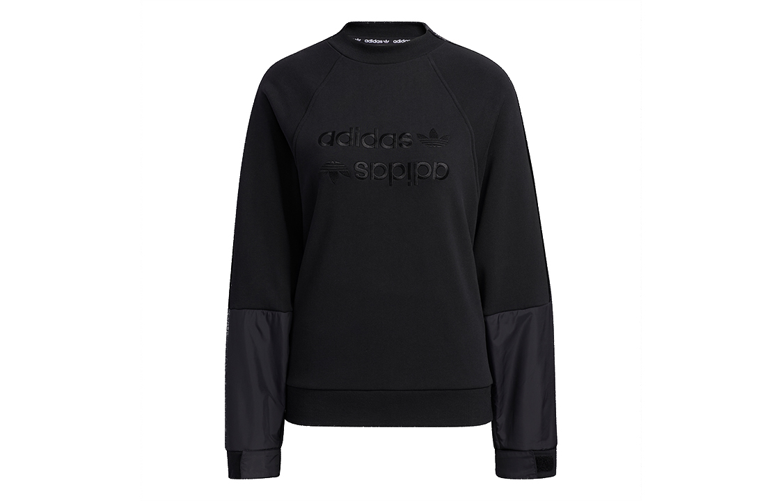 Женское худи adidas originals Crew Sweat (черное)