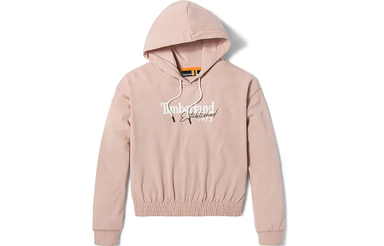 Timberland Year Of The Tiger Collection Sweatshirts Women's Light Pink Hooded Moderate Regular