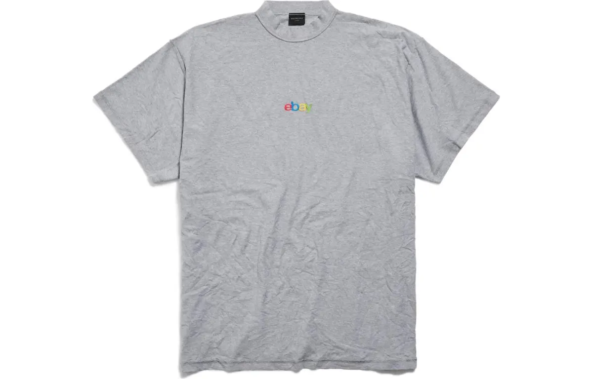 Balenciaga SS24 T-Shirt Women's Gray Loose Fit