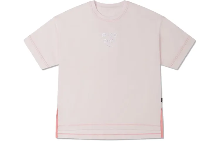Converse Show Your Colors SS23 Drop Shoulder Sleeve T Shirt Women's Pink