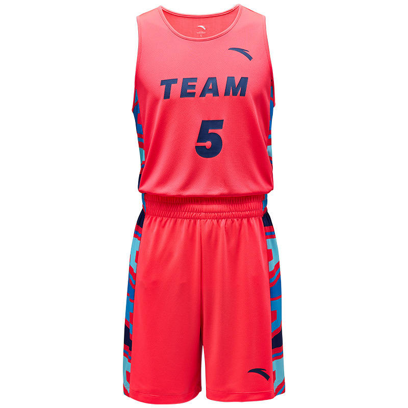 Anta Basketball Collection Basketball Suit Men's Neon Pink