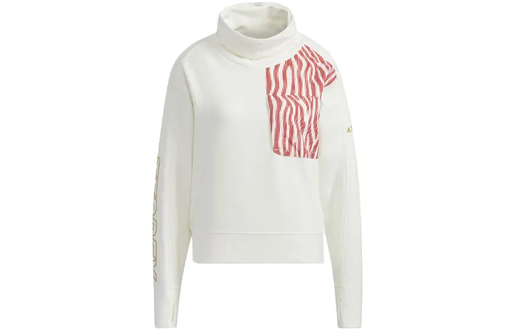 Adidas Terrex Sweatshirts Women's White Turtleneck Moderate Straight Fit