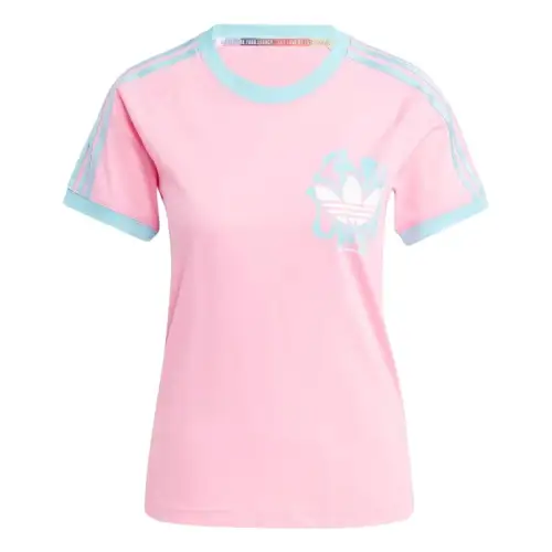 adidas originals PRIDE RM 3-Stripes Tee Pink