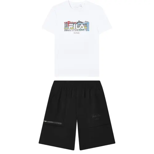 FILA Casual Sportswear Men's White/Black