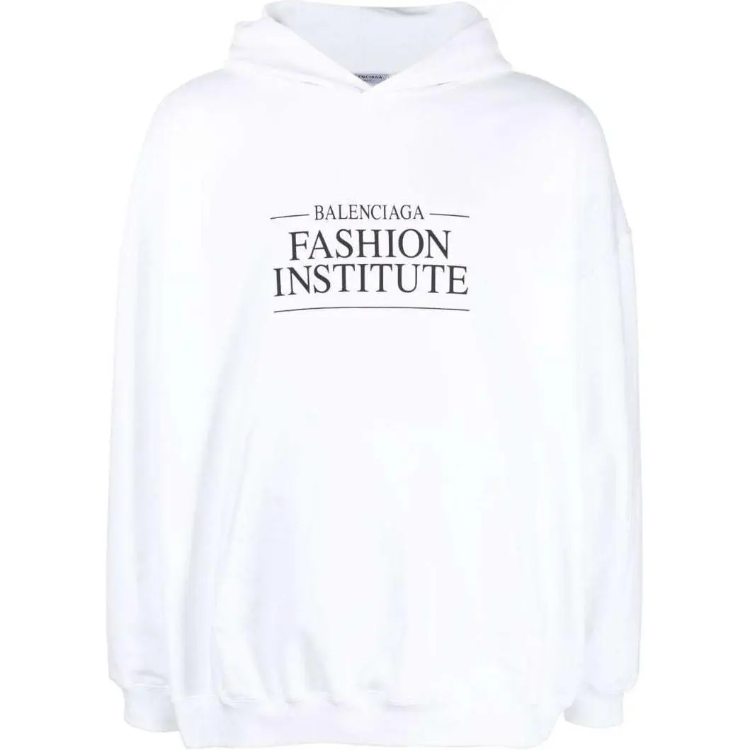 Balenciaga Hoodie 'White/Black'