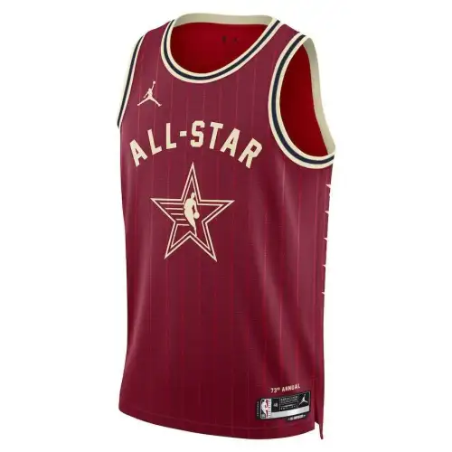 Jordan Basketball Jersey Unisex Dark Red