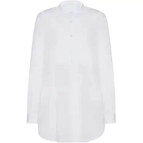 THE ROW Shirts Women's White Stand Collar Moderate Other