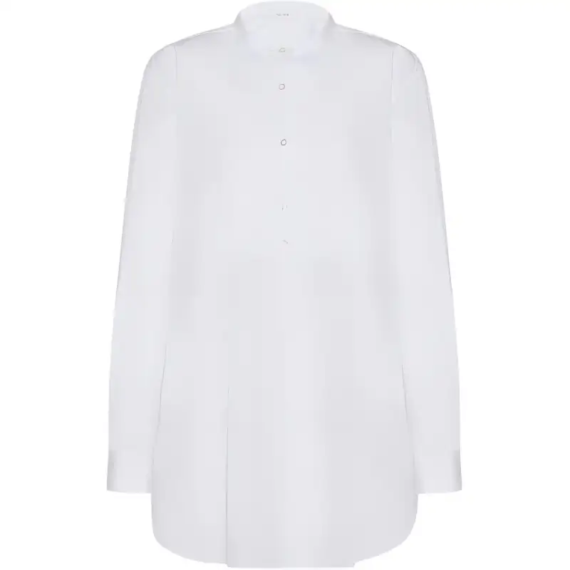 THE ROW Shirts Women's White Stand Collar Moderate Other