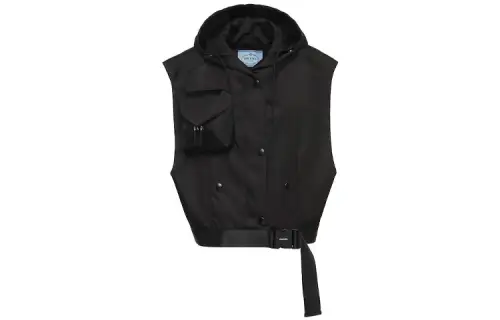 PRADA Tank Tops Women's Black Moderate