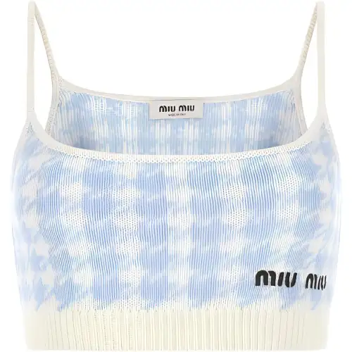 MIU MIU FW22 Camisole Women's Blue