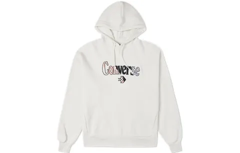 Converse Sweatshirts Women's White Hooded Thickened Regular