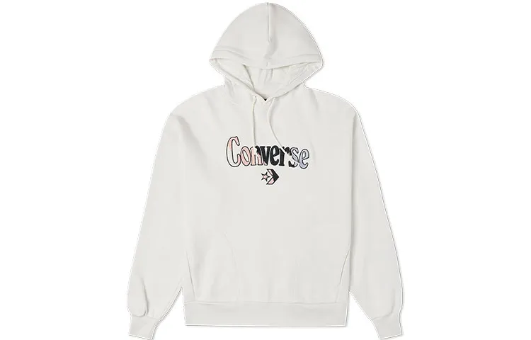 Converse Sweatshirts Women's White Hooded Thickened Regular