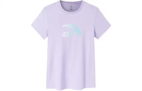 Anta Comprehensive Training Collection Women's Outdoor Collection T Shirt Women's Purple