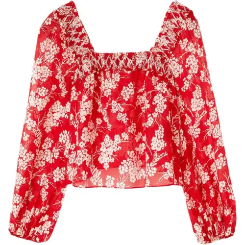 Loro Piana SS24 Shirt Women's Tango Red