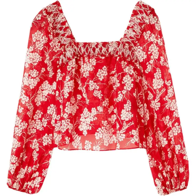 Loro Piana SS24 Shirt Women's Tango Red