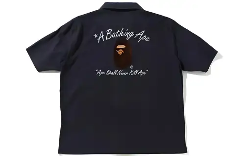 A BATHING APE Head Series Shirt Women's