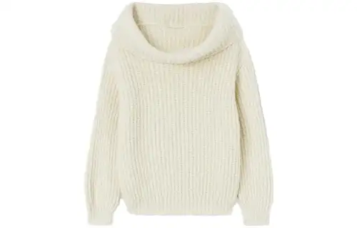 Loro Piana Cocooning Boat Neck Jumper Sweater Women's White