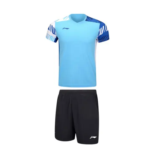 Li Ning Badminton Collection Badminton Jersey Set Unisex Blue