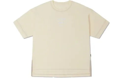 Converse Showcasing Series SS23 T Shirts Women's Beige Crew Neck Moderate Straight Fit