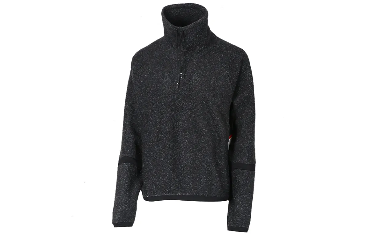 Nike Sweatshirts Women's Black Turtleneck Thickened Regular