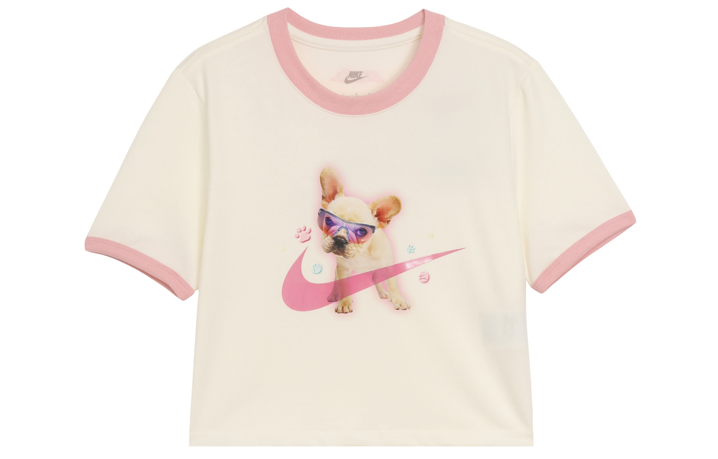 Женская футболка Nike Sportswear (бежевая)