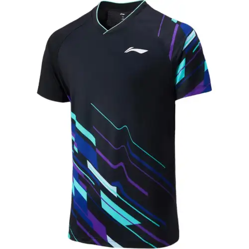 Li Ning Badminton Collection Badminton Jersey Unisex Black