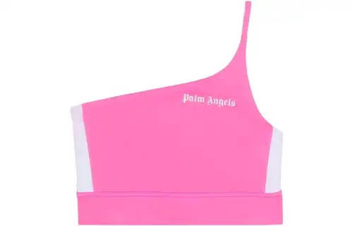 PALM ANGELS Strapless Tops Women's Purple Moderate Straight Fit