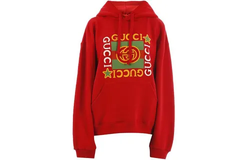 【Previous Season】logo star print hoodie