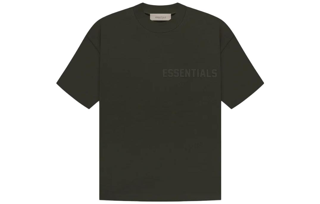 Женская футболка Fear of God Essentials (графитовая)