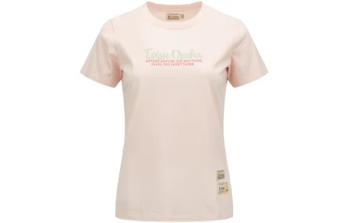 EVISU T Shirts Women's Crew Neck Moderate Straight Fit