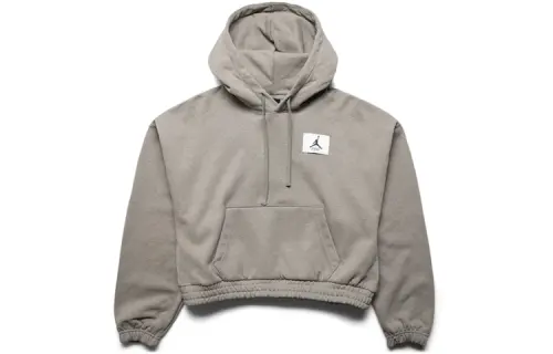 Jordan Sweatshirts Women's Gray Hooded Moderate Regular