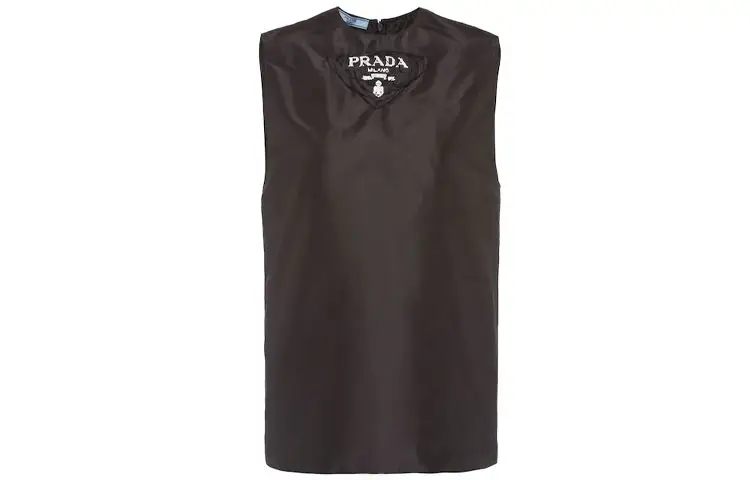 PRADA Shirts Women's Black Crew Neck Moderate Other